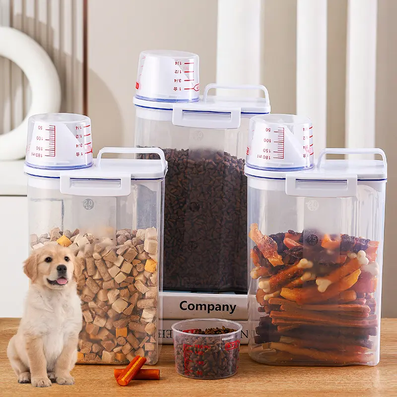 Pet Food Grain Storage Tank Kitchen Storage Rice Box 