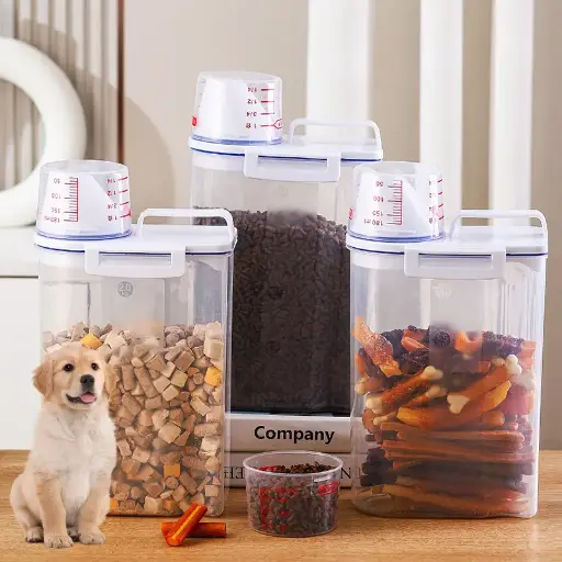 Pet Food Grain Storage Tank Kitchen Storage Rice Box 